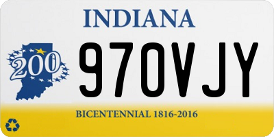 IN license plate 970VJY