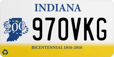 IN license plate 970VKG