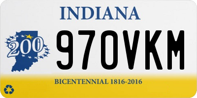 IN license plate 970VKM