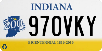 IN license plate 970VKY