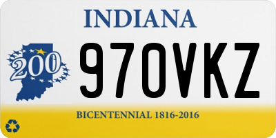 IN license plate 970VKZ