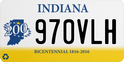 IN license plate 970VLH