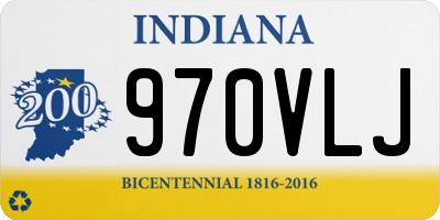 IN license plate 970VLJ