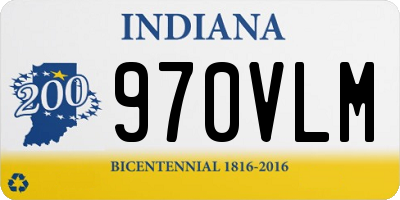 IN license plate 970VLM