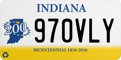 IN license plate 970VLY