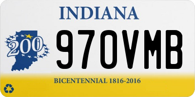 IN license plate 970VMB