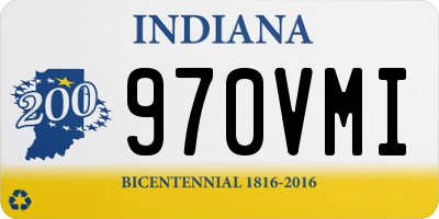 IN license plate 970VMI