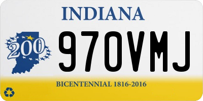 IN license plate 970VMJ