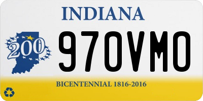IN license plate 970VMO