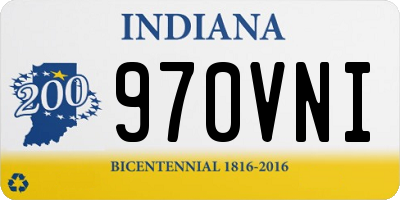 IN license plate 970VNI