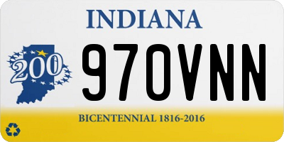 IN license plate 970VNN