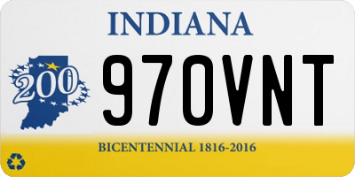 IN license plate 970VNT