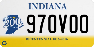 IN license plate 970VOO