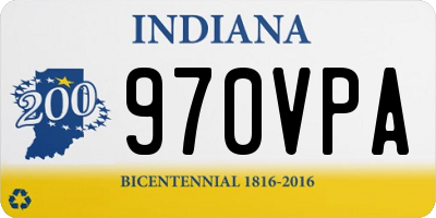 IN license plate 970VPA