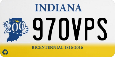 IN license plate 970VPS