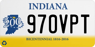 IN license plate 970VPT