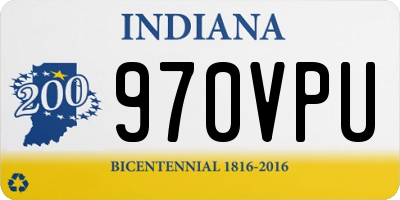IN license plate 970VPU
