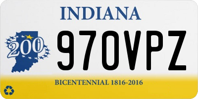 IN license plate 970VPZ