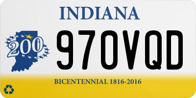 IN license plate 970VQD