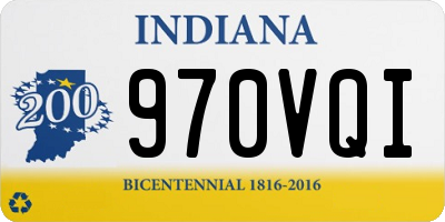 IN license plate 970VQI