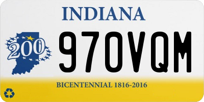 IN license plate 970VQM