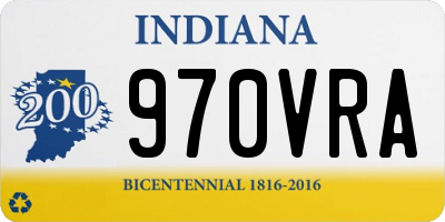 IN license plate 970VRA