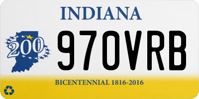 IN license plate 970VRB