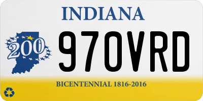 IN license plate 970VRD
