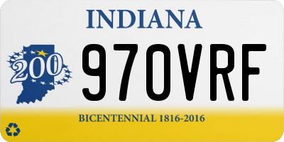 IN license plate 970VRF
