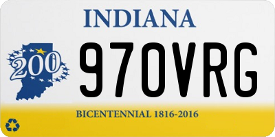 IN license plate 970VRG