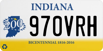 IN license plate 970VRH