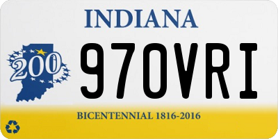 IN license plate 970VRI