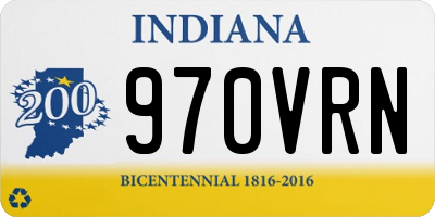 IN license plate 970VRN