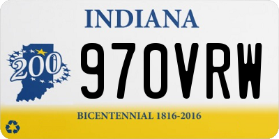 IN license plate 970VRW