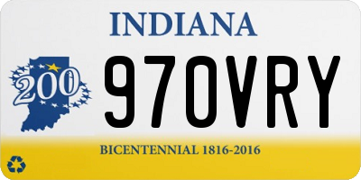 IN license plate 970VRY