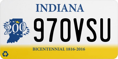 IN license plate 970VSU