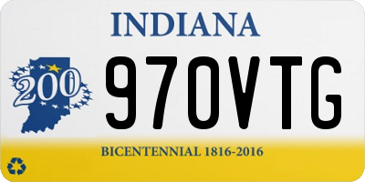 IN license plate 970VTG