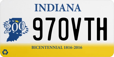 IN license plate 970VTH