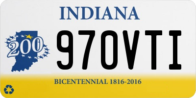 IN license plate 970VTI