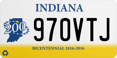 IN license plate 970VTJ