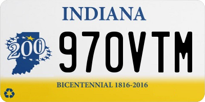 IN license plate 970VTM