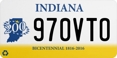 IN license plate 970VTO