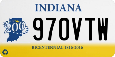 IN license plate 970VTW