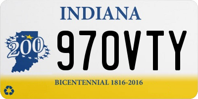 IN license plate 970VTY