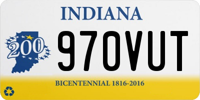 IN license plate 970VUT