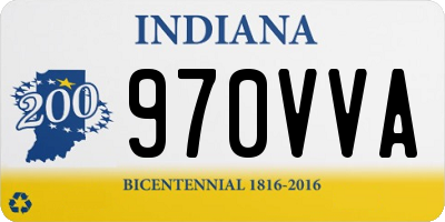 IN license plate 970VVA