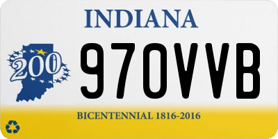 IN license plate 970VVB