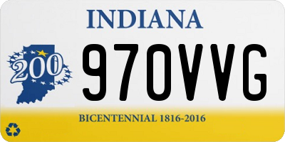 IN license plate 970VVG