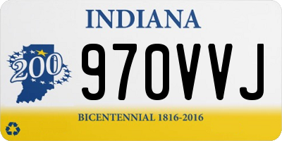 IN license plate 970VVJ