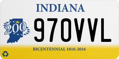 IN license plate 970VVL